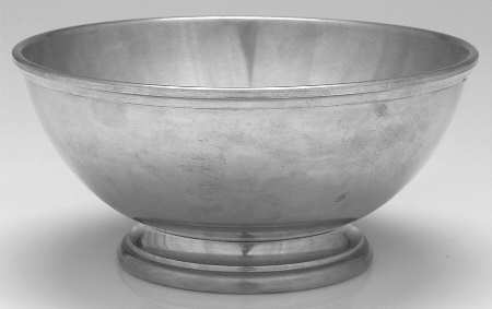 Williamsburg (Pewter, Hollowware) Round Footed Vegetable Bowl