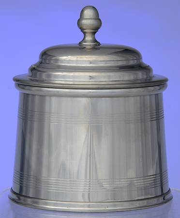 Williamsburg (Pewter, Hollowware) Small Humidor & Lid