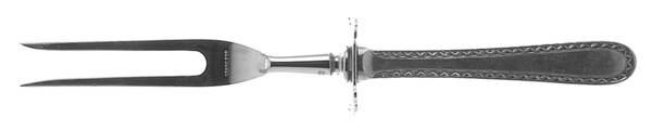 Winslow (Sterling, 1850) Small Steak Carving Fork with Stainless Prongs