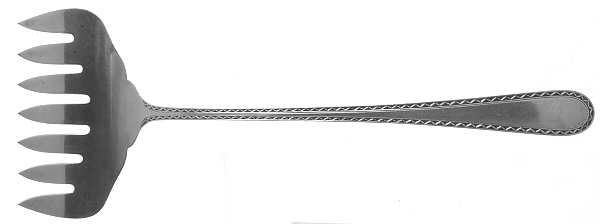 Winslow (Sterling, 1850) Bacon Fork (All Solid Piece)