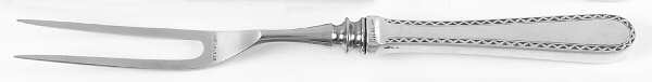 Winslow (Sterling, 1850) Small Steak Carving Fork with Stainless Prongs
