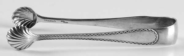 Winslow (Sterling, 1850) Large Sugar Tongs