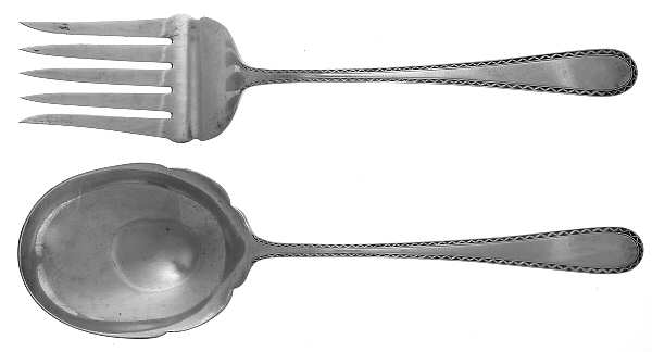 Winslow (Sterling, 1850) (2 Pc) Solid Salad Set