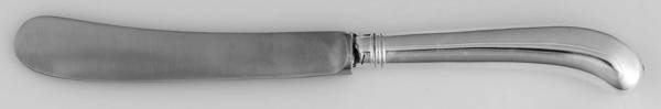 Williamsburg Queen Anne (Silverplate) Butter Spreader Hollow Hdl-Paddle/Stainless Blade