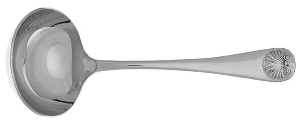 Williamsburg Royal Shell (Stainless) Soup Ladle with Stainless Bowl HC