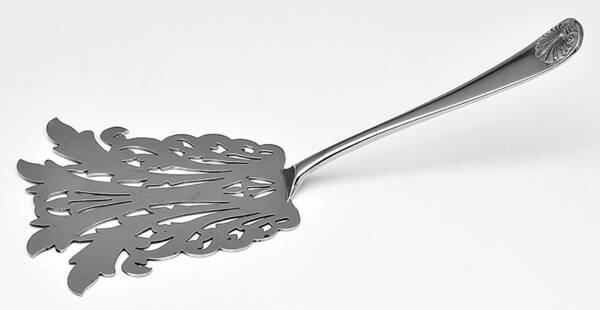 Williamsburg Royal Shell (Stainless) Asparagus Serving Fork Solid Stainless HC