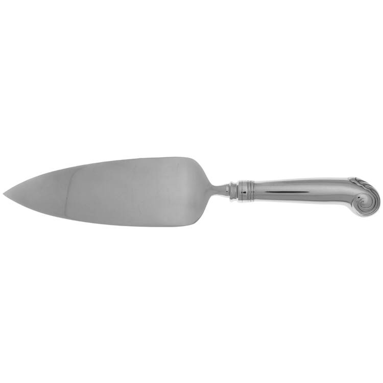 Williamsburg Royal Shell (Stainless) Pie Server with Serrated Stainless Blade HC