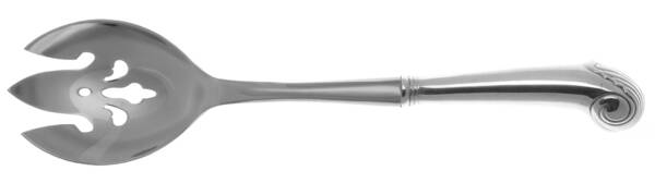 Williamsburg Shell (Sterling, 1970) Salad Serving Fork with Stainless Prongs HC