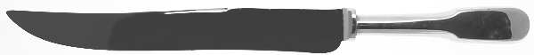 Fiddle Back (Stainless, Glsy) Large Stainless Blade Roast Carving Knife
