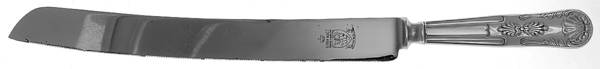 Kings (Stainless, Glossy) Wedding Cake Knife with Stainless Blade