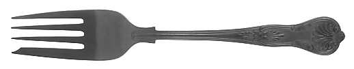 Kings (Stainless, Satin) Individual Salad Fork