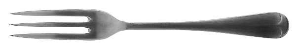 Queen Anne (Stainless, Satin Finish) 3-Tine Salad Fork