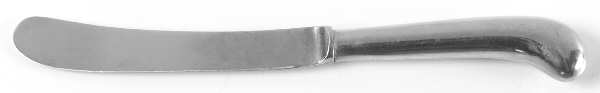 Queen Anne (Stainless, Satin Finish) Butter Spreader Hollow Hdl-Paddle/Stainless Blade