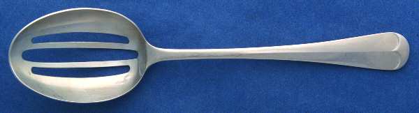 Queen Anne (Stainless, Satin Finish) Pierced Tablespoon (Serving Spoon)
