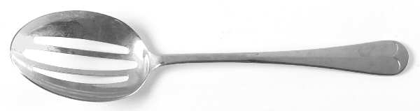 Queen Anne (Stainless, Glossy) Pierced Tablespoon (Serving Spoon)