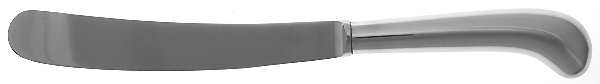 Queen Anne (Stainless, Glossy) Old French Hollow Pistol Knife