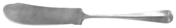 Queen Anne (Stainless, Glossy) Flat Handle Master Butter Knife