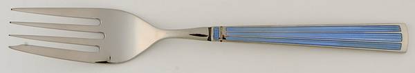 Cloisonne Embassy-Light Blue Individual Salad Fork