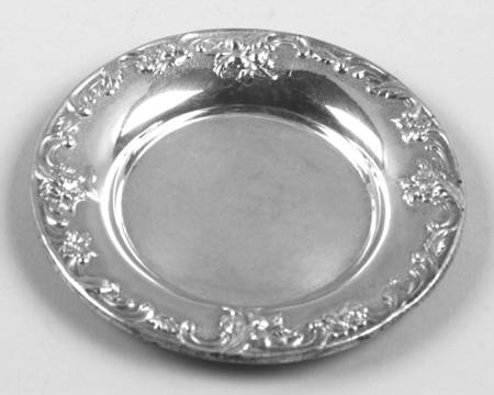Repousse-Full Chased-Hand Chased Butter Pat