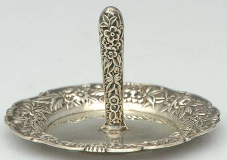 Repousse-Full Chased-Hand Chased Ring Holder