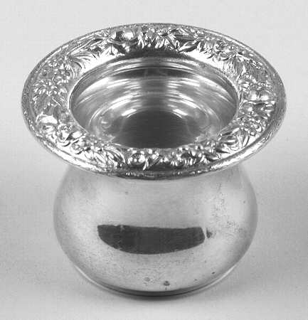 Repousse-Full Chased-Hand Chased Toothpick Holder
