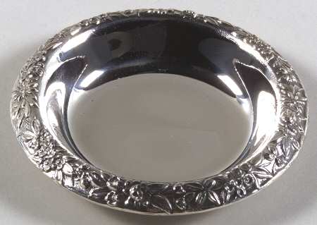Repousse-Full Chased-Hand Chased Wine Bottle Coaster