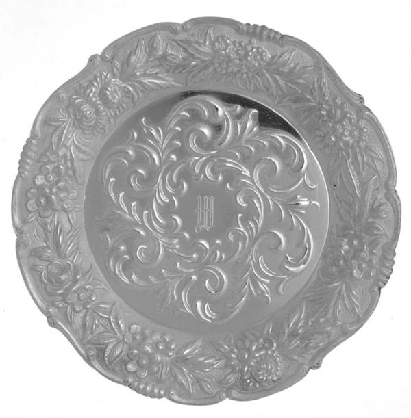 Repousse-Full Chased-Hand Chased Coaster