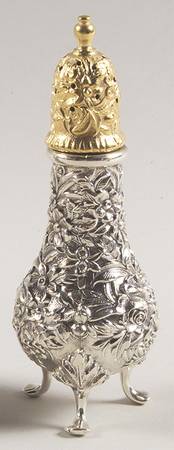 Repousse-Full Chased-Hand Chased Pepper Shaker