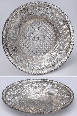 Repousse-Full Chased-Hand Chased Butter Pat