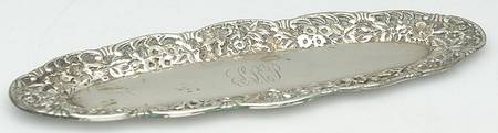 Repousse-Full Chased-Hand Chased Pin Tray