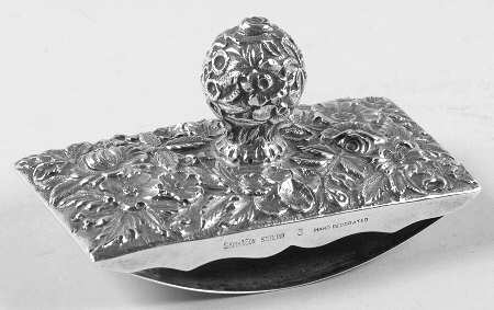 Repousse-Full Chased-Hand Chased Blotter