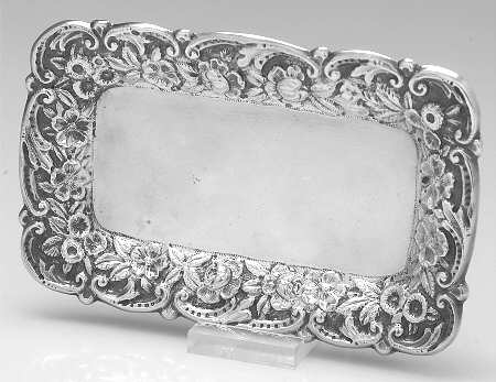 Repousse-Full Chased-Hand Chased Pin Tray
