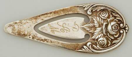Repousse-Full Chased-Hand Chased Decorative Book Mark