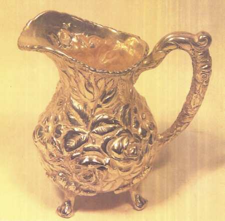 Repousse-Full Chased-Hand Chased Creamer