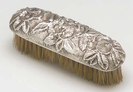 Repousse-Full Chased-Hand Chased Baby Brush