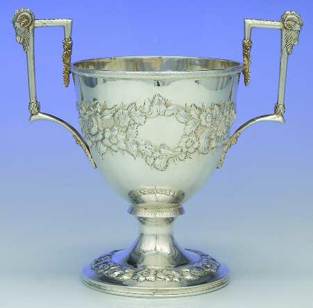 Repousse-Ram's Head (Coin, Partial Chase) Open Sugar Bowl