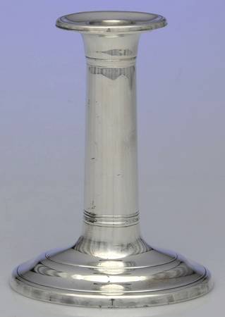 Williamsburg (Sterling, Hollowware) Weighted Candlestick with Bobeche