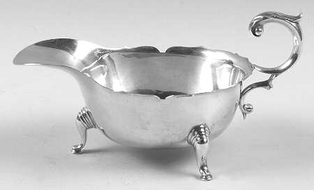 Williamsburg (Sterling, Hollowware) Sterling Footed Gravy