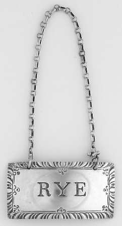 Williamsburg (Sterling, Hollowware) Decanter Label