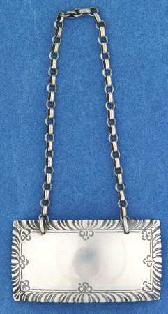 Williamsburg (Sterling, Hollowware) Decanter Label