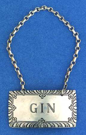 Williamsburg (Sterling, Hollowware) Decanter Label