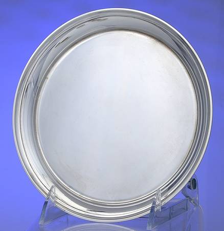 Williamsburg (Sterling, Hollowware) 7" Round Cordail Tray