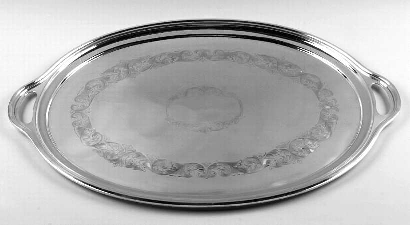 Mayflower (Sterling, Hollowware) Large Waiter Tray