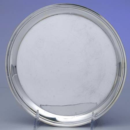 Calvert-Old Maryland Plain (Sterling, Hollowware) 8" Round Tray