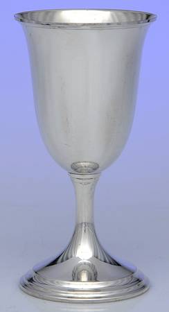 Calvert-Old Maryland Plain (Sterling, Hollowware) Water Goblet