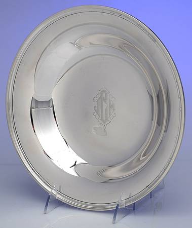 Calvert-Old Maryland Plain (Sterling, Hollowware) 9" Round Vegetable Bowl