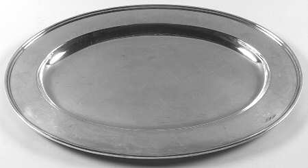 Calvert-Old Maryland Plain (Sterling, Hollowware) Large Sterling Oval Platter
