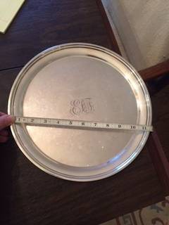 Calvert-Old Maryland Plain (Sterling, Hollowware) 12" Round Tray