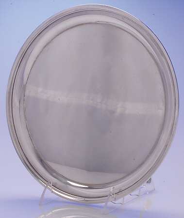 Calvert-Old Maryland Plain (Sterling, Hollowware) 10" Round Tray