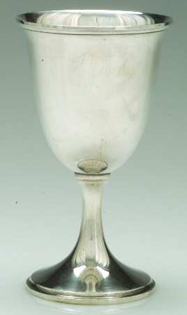 Calvert-Old Maryland Plain (Sterling, Hollowware) Water Goblet